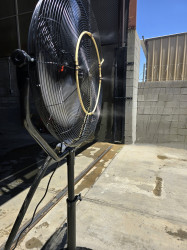 Misting Fan with Adjustable Height and Tilt