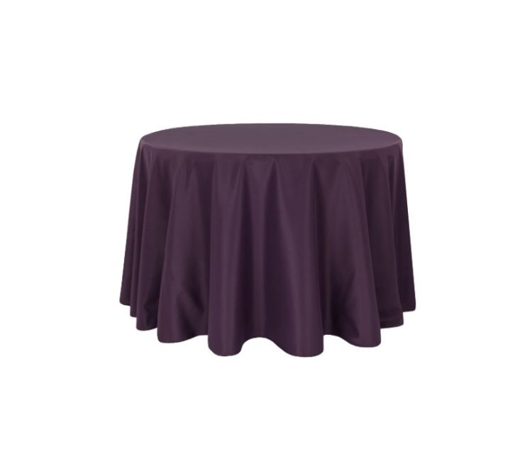 90 Eggplant/Plum Polyester Linen