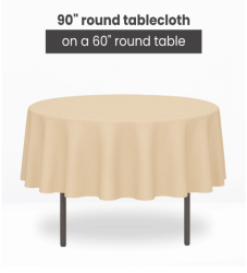 90 Terracotta/Rust Polyester Linen