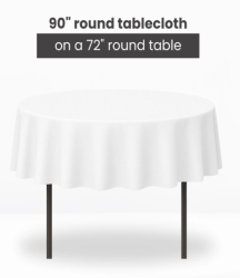 90 Terracotta/Rust Polyester Linen