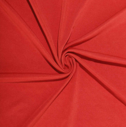 Red Stretch Spandex Rectangle Tablecloth 6ft