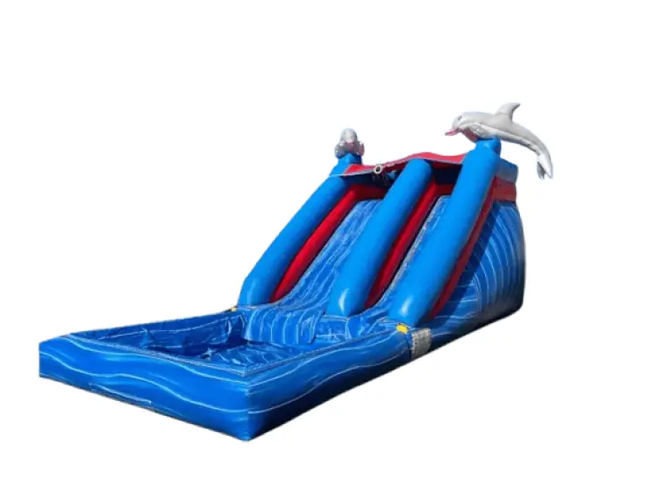 14ft Dolphin Water Slide w Pool* 14ft Dolphin Water Slide w Pool*