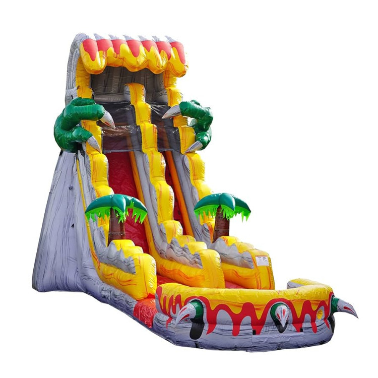 22ft T-Rex Single Water Slide with Pool* 22ft T-Rex Single Water Slide with Pool*