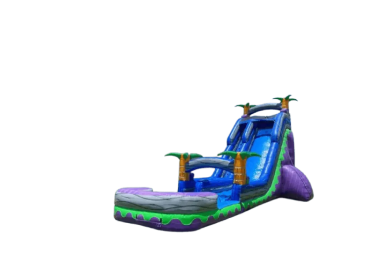 24ft Twin Purple Crush Water Slide W-Pool* 24ft Twin Purple Crush Water Slide W-Pool*