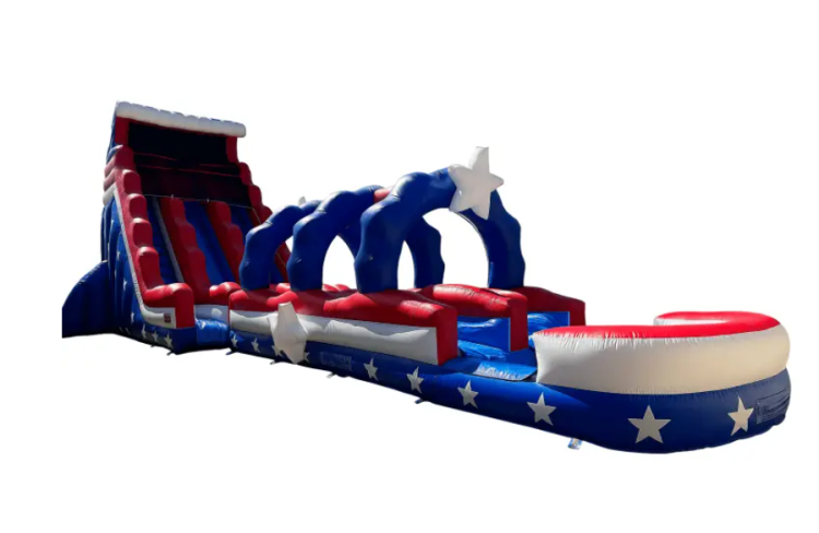 27ft Patriot Double Lane Water Slide* 27ft Patriot Double Lane Water Slide*