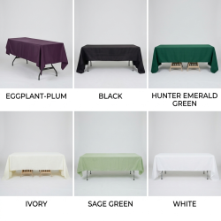 60x126 Rectangle Polyester Linens