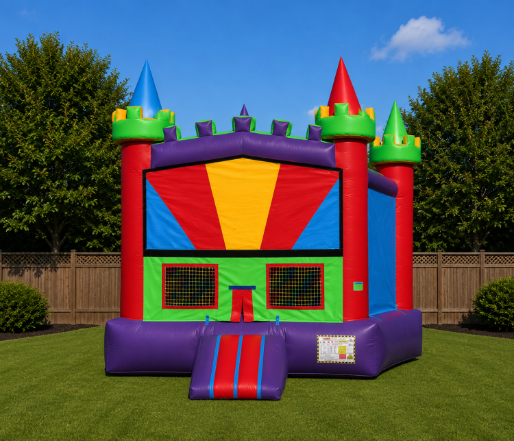 Rainbow Castle Bounce House Rainbow Castle Bounce House