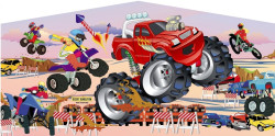 Monster Truck Castle Bounce House